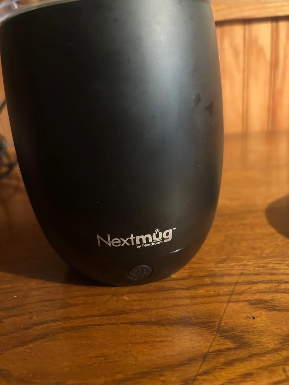Electric Black Travel Mug with Clear Lid